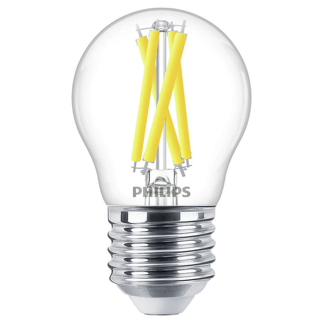PHILIPS - Light Bulb - E27 - 40 W - 470 Lumen - 2200 K - 2700 K - Bright - Bulb - Warm Glow image