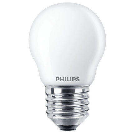 PHILIPS - Light Bulb - E27 - 40 W - 470 Lumen - 2200 K - 2700 K - Frosted - Bulb - Warm Glow image