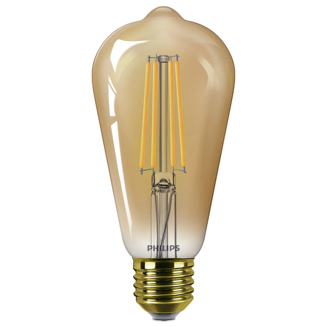 PHILIPS - Vintage Led - E27 - 50 W - 640 Lumen - 1800 K - Flame - ST64 image