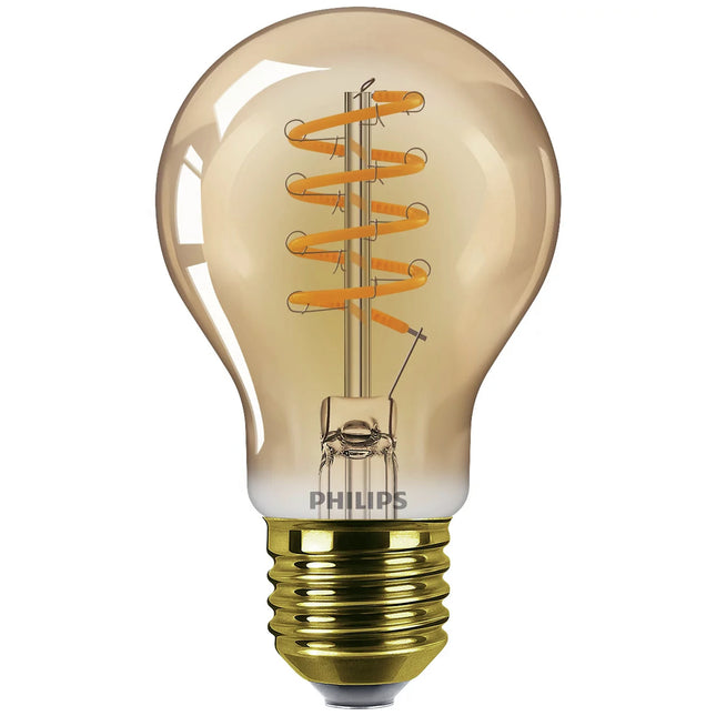 PHILIPS - Vintage Led - E27 - 40 W - 470 Lumen - 2200 K - Flame - Bulb - Dimmable image