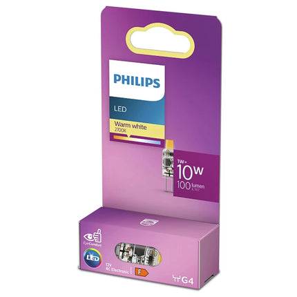 PHILIPS - Capsule - G4 - 10 W - 100 Lumen - 2700 K - Bright - Capsule image