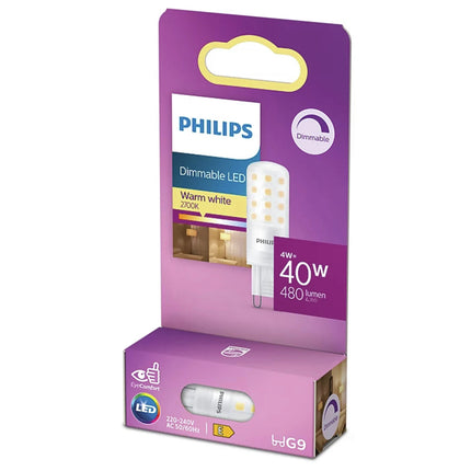 PHILIPS - Capsule - G9 - 40 W - 480 Lumen - 2700 K - Frosted - Capsule - Dimmable image