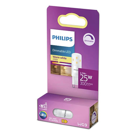 PHILIPS - Capsule - G9 - 25 W - 480 Lumen - 2700 K - Frosted - Capsule - Dimmable image