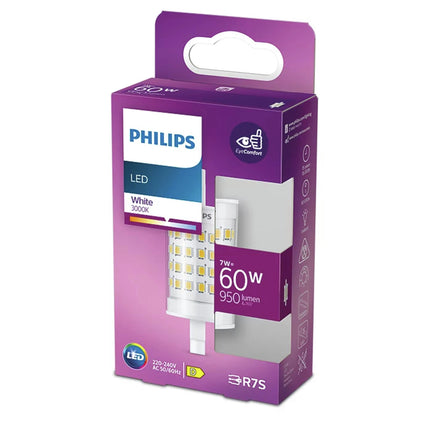 PHILIPS - Light Tube - R7s - 60 W - 950 Lumen - 3000 K - Bright - Reflector Spot image