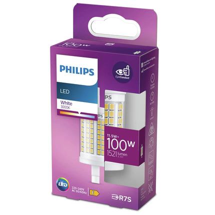 PHILIPS - Light Tube - R7s - 100 W - 1521 Lumen - 3000 K - Bright - Reflector Spot image
