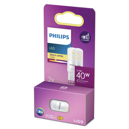 PHILIPS - Capsule - G9 - 40 W - 470 Lumen - 2700 K - Frosted - Capsule - Duo Pack image