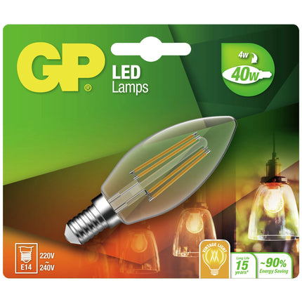 GP - Light Bulb - E14 - 40 W - 470 Lumen - 2700 K - Bright - Bulb image
