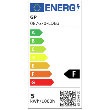 GP - Light Bulb - E27 - 40 W - 470 Lumen - 2700 K - Frosted - Bulb - Multi Pack image