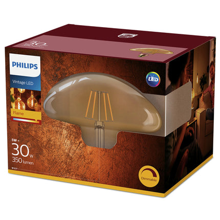 PHILIPS - Vintage Led - E27 - 30 W - 350 Lumen - 2000 K - Flame - Mushroom - Dimmable image