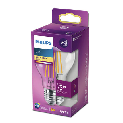 PHILIPS - Light Bulb - E27 - 75 W - 1055 Lumen - 2700 K - Bright - Bulb image