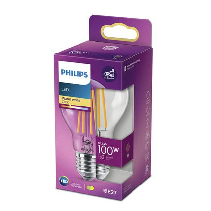 PHILIPS - Light Bulb - E27 - 100 W - 1521 Lumen - 2700 K - Bright - Bulb image