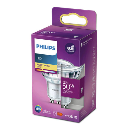 PHILIPS - Reflector Spot - GU10 - 50 W - 355 Lumen - 2700 K - Bright - Reflector Spot image