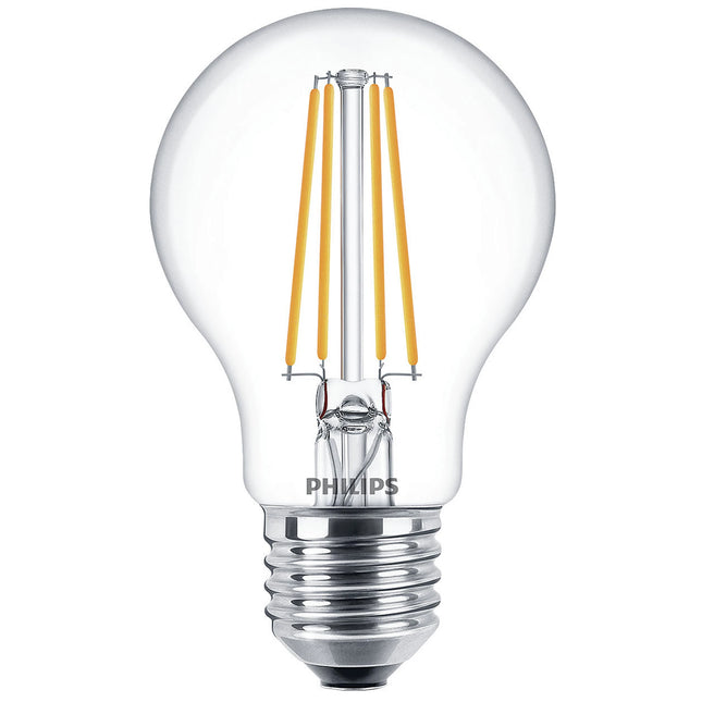 PHILIPS - Light Bulb - E27 - 60 W - 806 Lumen - 2700 K - Bright - Bulb - Duo Pack image