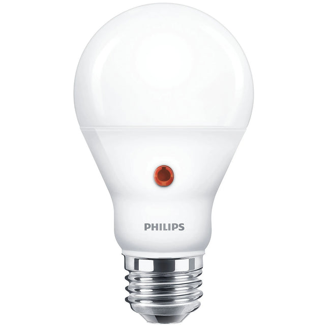 PHILIPS - Sensor Led - E27 - 60 W - 806 Lumen - 2700 K - Frosted - Bulb - Day - Night Switch image