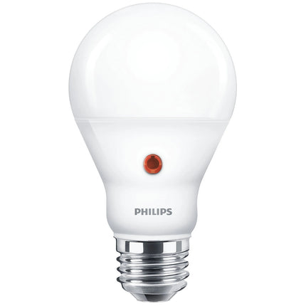PHILIPS - Sensor Led - E27 - 60 W - 806 Lumen - 2700 K - Frosted - Bulb - Day - Night Switch image