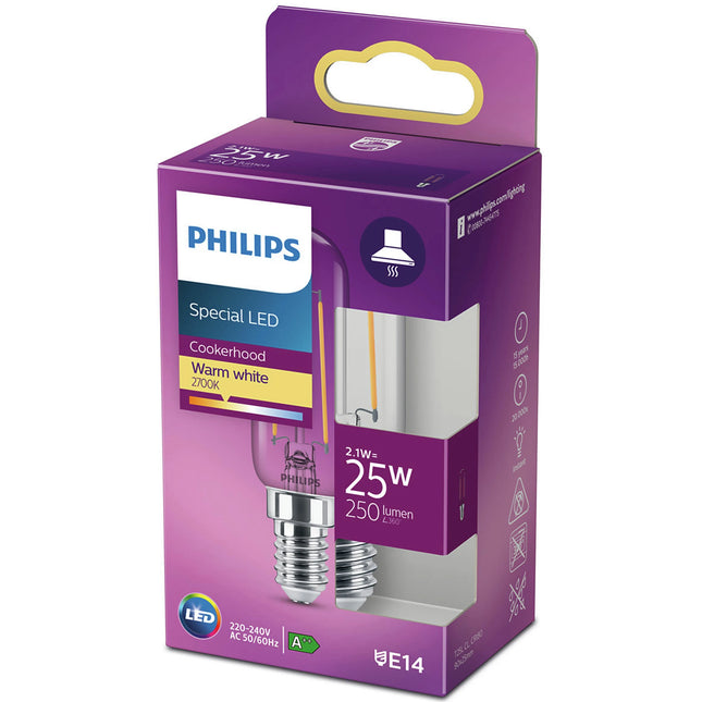 PHILIPS - Cookerhood Bulb - E14 - 25 W - 250 Lumen - 2700 K - Bright - Bulb image