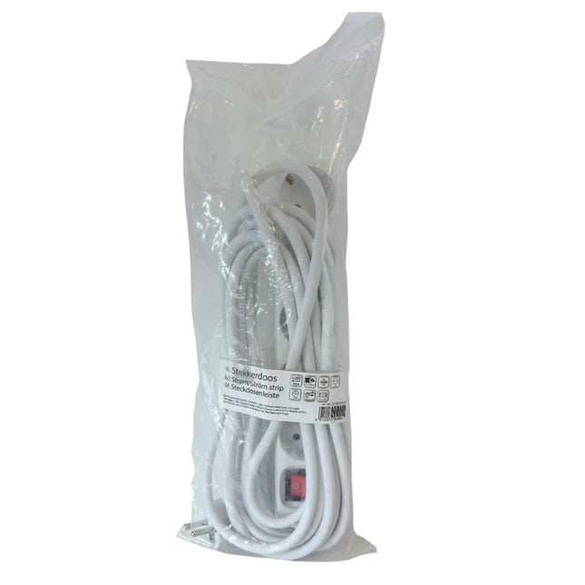 SCANPART - Table Socket - 5 x EU socket to EU plug - 1.5 m image