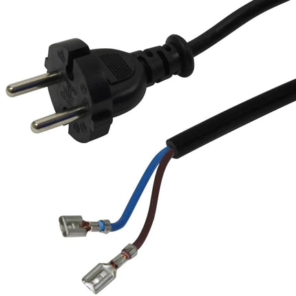 SCANPART - Vacuum cleaner cord - Plug 230 V (Male) - Cable 6.0 m 2 x 0.75 mm Rollable image