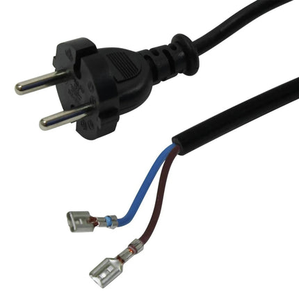 SCANPART - Vacuum cleaner cord - Plug 230 V (Male) - Cable 6.0 m 2 x 0.75 mm Rollable image