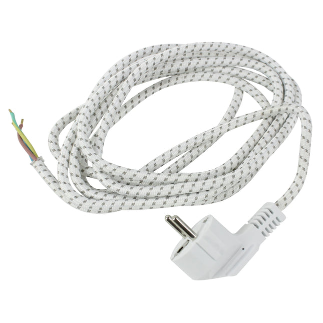 SCANPART - Ironing Cord - Covered - White - 3 m image