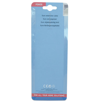 SCANPART - Extension cable - Socket 230 V (Male) - Plug 230 V (Female) 3.0 m 2 x 0.75 mm Compact|Not Grounded image