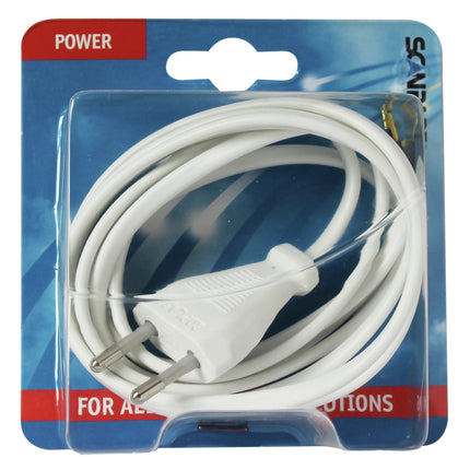 SCANPART - Connection cable - Plug 220 V (Male) - Cable 1.8 m 2 x 0.75 mm image