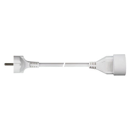 HOUSEBRAND - Extension cable - Plug 220 V (Male) - Plug 220 V (female)+Earth pin 10 m 3 x 1.5 mm Belgian version + child safety lock image