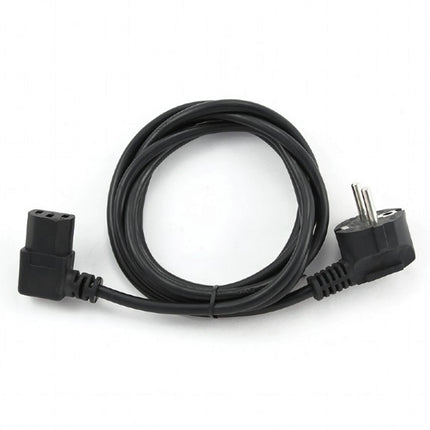 GEMBIRD - Device cord - Plug 230 V (Male) - C13 Schuko (Female) - angled 1.8 m 3 x 0.75 mm Kema Keur image