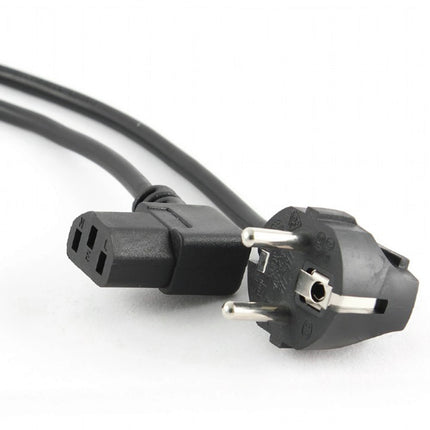 GEMBIRD - Device cord - Plug 230 V (Male) - C13 Schuko (Female) - angled 1.8 m 3 x 0.75 mm Kema Keur image