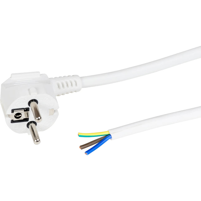 HOUSEBRAND - heat resistant connection cord 3x1.50mm 1.5m white image