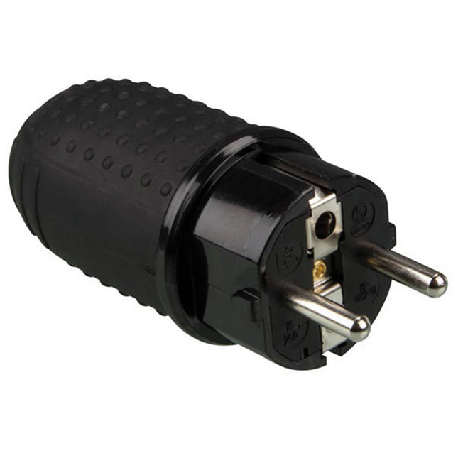 SCANPART - Plug - Plug 230 V (Male) - 3-pole   Grounded + pin earth image