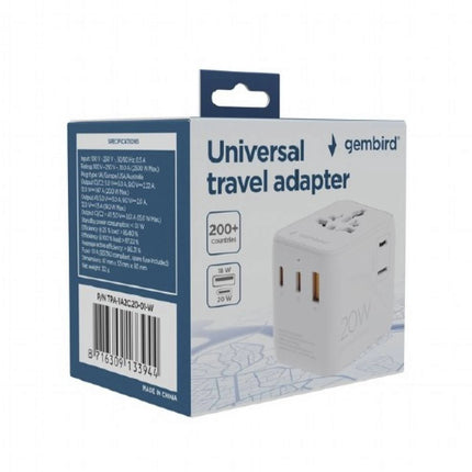 GEMBIRD - universal world travel adapter image