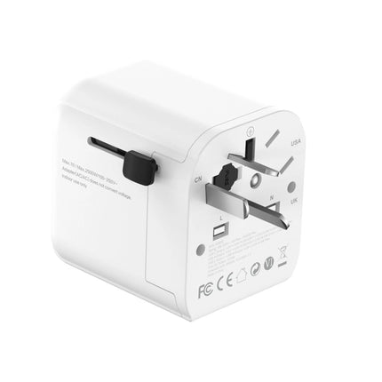 GEMBIRD - Travel Adapter - Universal - EU Socket - World (200+ countries) image