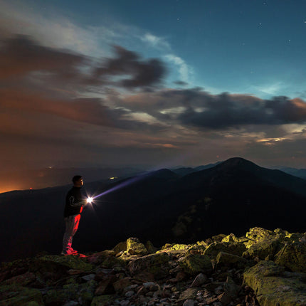 GP - Flashlight - CR32 - 300 lumens - Black + Green - 3x AAA batteries image