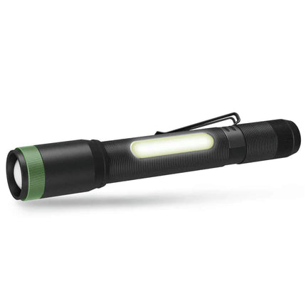 GP - Flashlight - CR33 - 150 lumens - Black + Green - 2x AA batteries image
