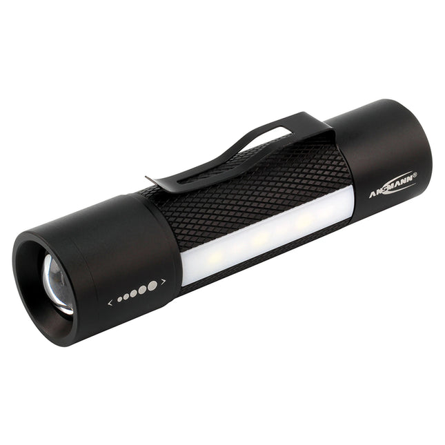 ANSMANN - Flashlight - Future Multi - 220 Lumen - Black - 3x AAA Batteries image