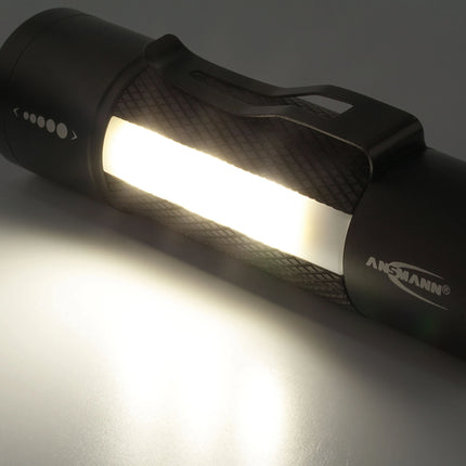 ANSMANN - Flashlight - Future Multi - 220 Lumen - Black - 3x AAA Batteries image