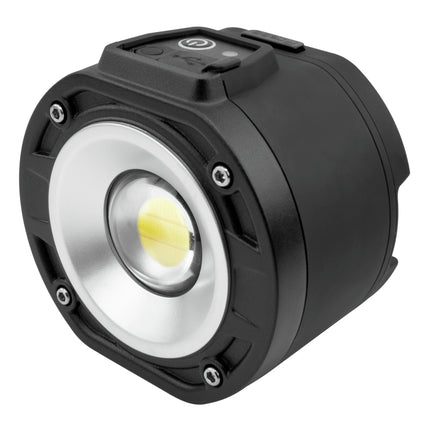 ANSMANN FL1100R - Rechargeable LED Work Light - Rotatable magnetic base - Hanging hook - Rechargeable - 10 W - 1100 Lumen - 6000 K - Bright - Spotlight image