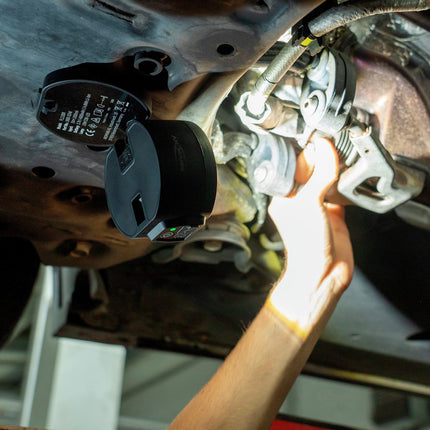 ANSMANN FL1100R - Rechargeable LED Work Light - Rotatable magnetic base - Hanging hook - Rechargeable - 10 W - 1100 Lumen - 6000 K - Bright - Spotlight image