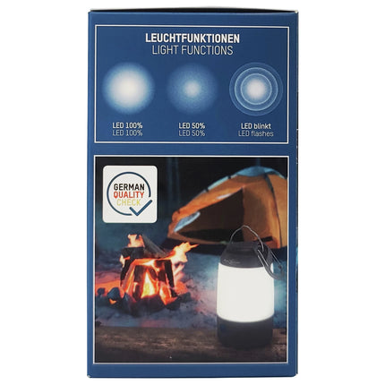 ANSMANN - Lantern - Camping Flashlight - 230 Lumen - Black - 3x AAA Batteries image