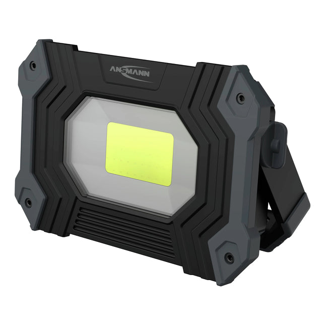 ANSMANN FL2500R - Rechargeable LED Work Light - Robust - Integrated Powerbank - Rechargeable - 30 W - 2400 Lumen - 6500 K - Bright - Spotlight - Dimmable image