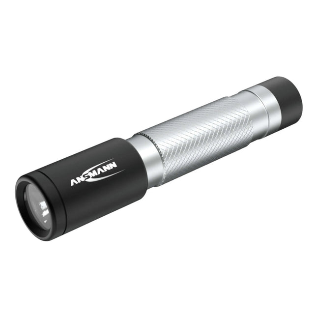 ANSMANN - Flashlight - 50B - 55 lumens - Black + Silver - 1x AAA battery image