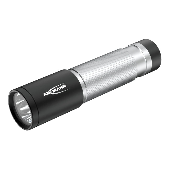 ANSMANN - Flashlight - 70B - 70 lumens - Black + Silver - 1x AA battery image