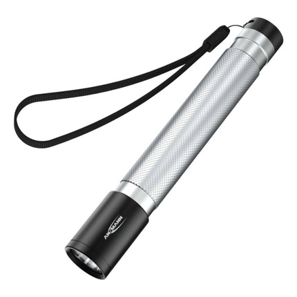 ANSMANN - Flashlight - 150B - 150 lumens - Black + Silver - 2x AA batteries image