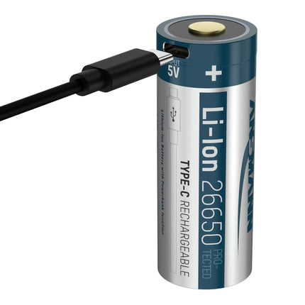 ANSMANN - Flashlight - Pro 3000R - 3200 lumens - Black - Rechargeable image