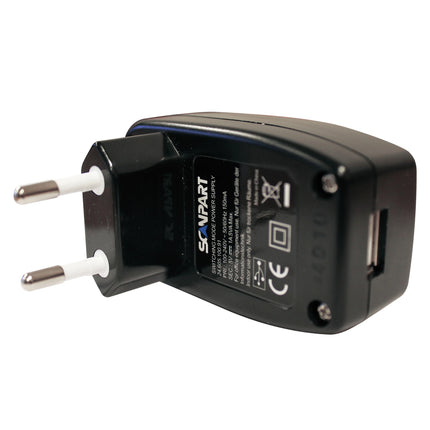 SCANPART - USB power adapter 1xUSB 5V-1A black image