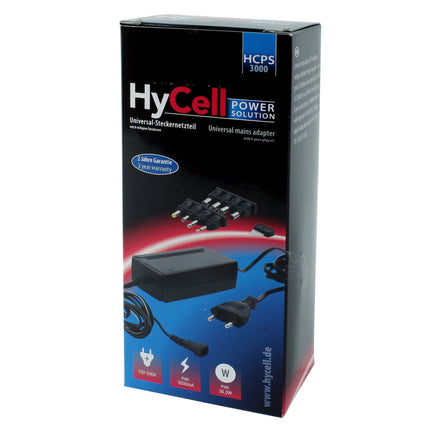 HYCELL - universal power supply 36W + 8 tips and USB-A(F) - HCPS3000 image