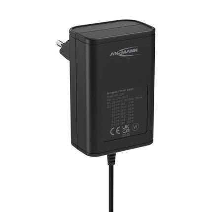 ANSMANN - Universal power supply - 12 W - 7 tips - 1.8 m cable - APS1000 image