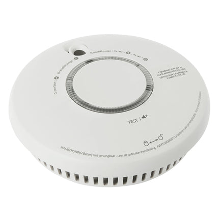 ANGELEYE - Optical smoke detector + carbon monoxide detector - SCB10 - Life span: 10 years - Non-replaceable lithium battery image