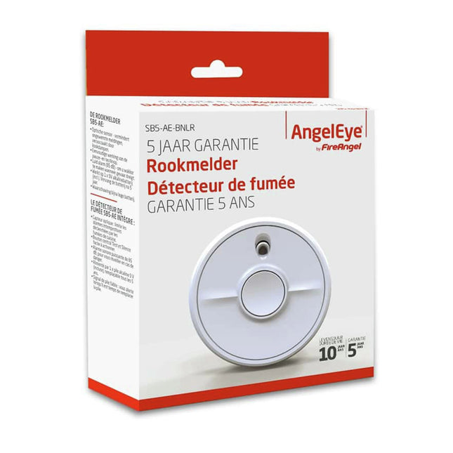 ANGELEYE - Optical smoke detector - SB5-AE - Life span: 10 years - With replaceable battery image